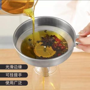 Stainless steel funnel filter 14cm