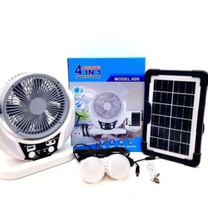 4in1 solar table fan