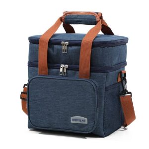 Double layer lunch bag
